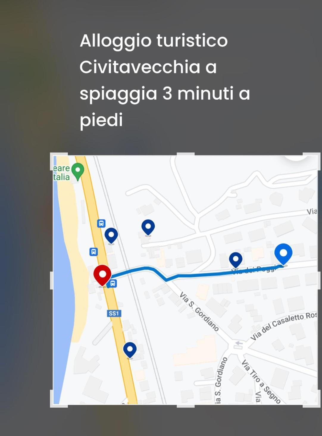 B&B Civitavecchia La Casetta Con Giardino Exteriör bild